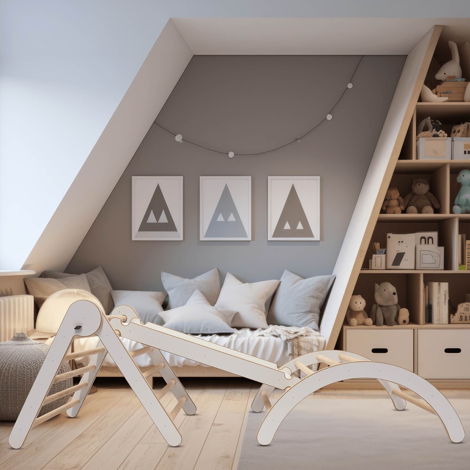 Climbing Structure Indoor 4-in-1 Set