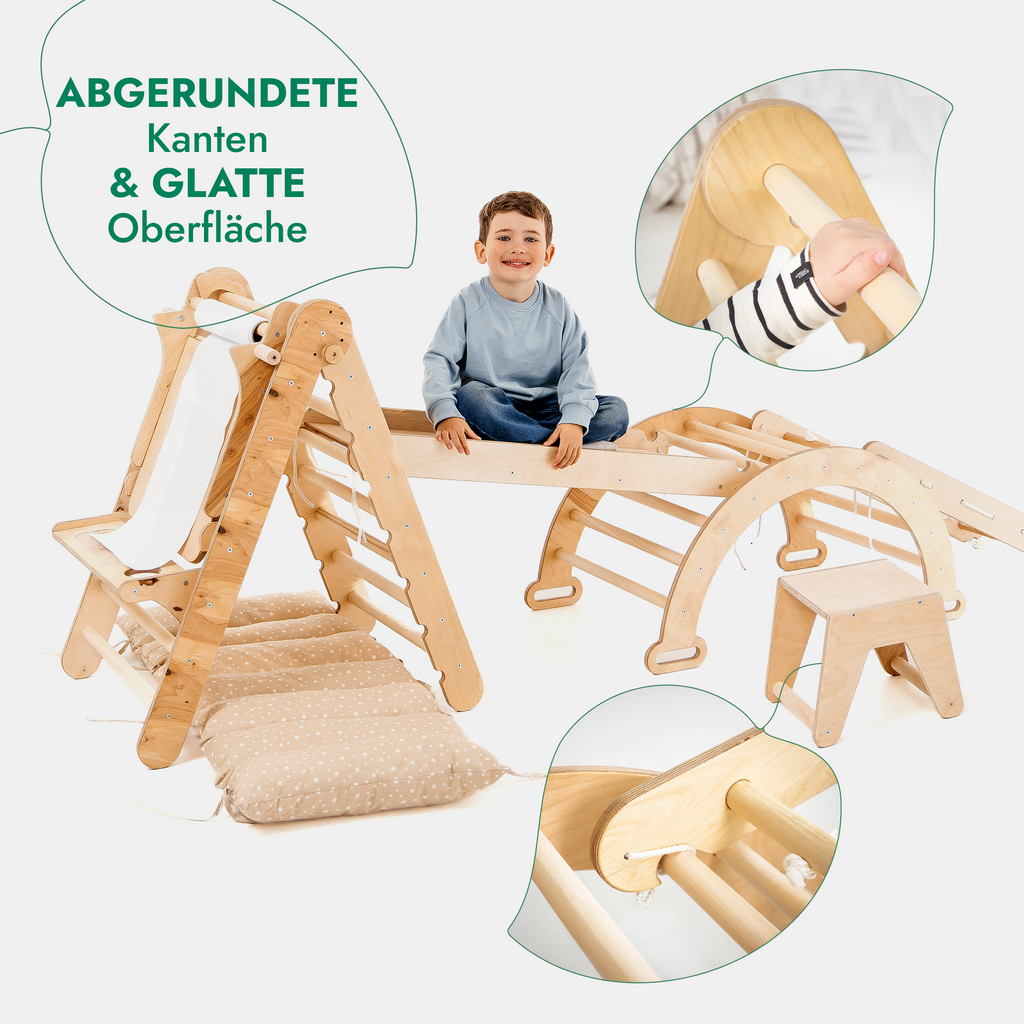 Montessori climbing frame set