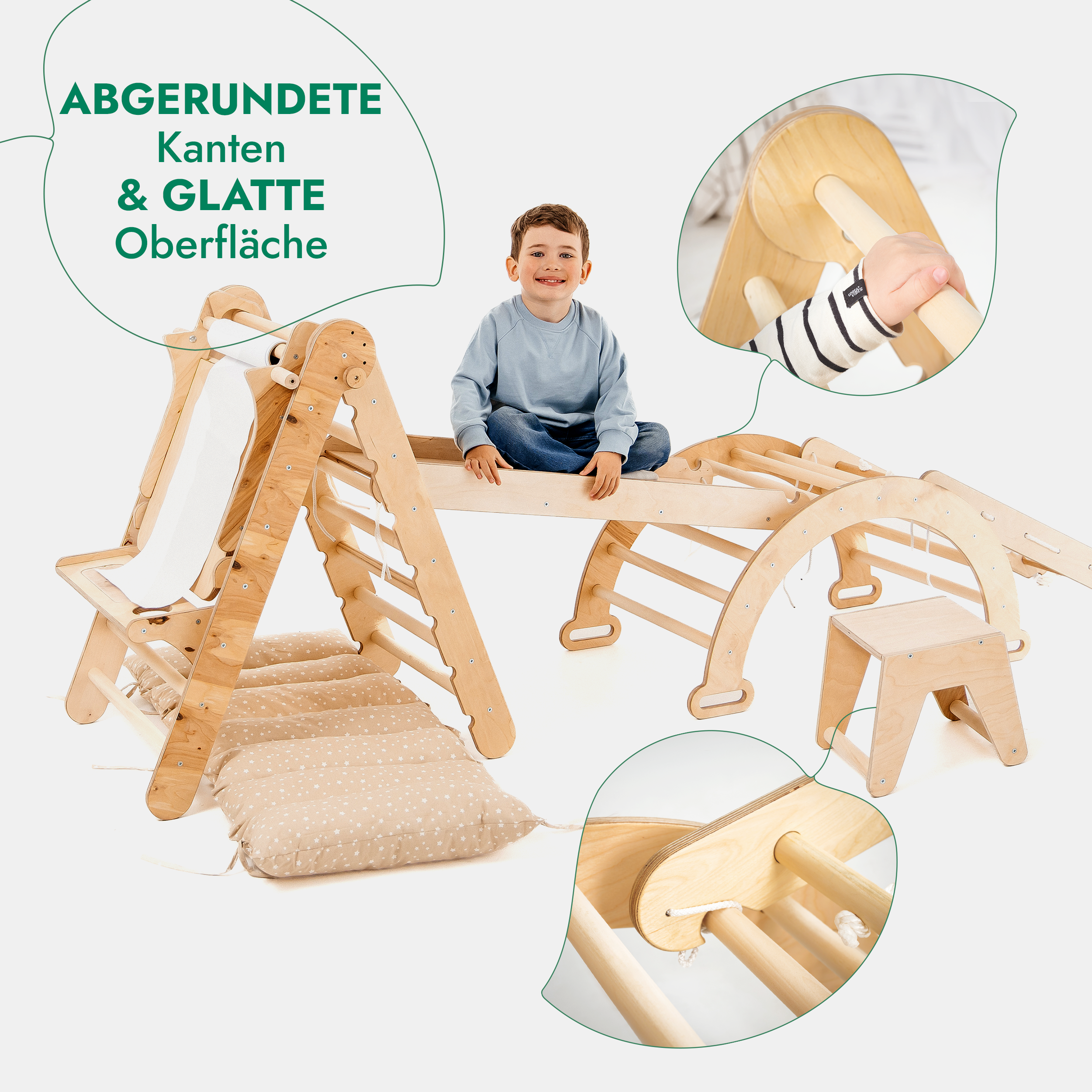 Montessori climbing frame set