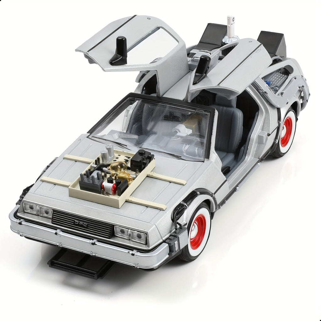Back to the Future DeLorean Time Machine diecast toy car