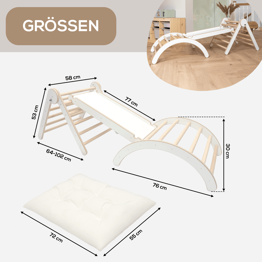 Climbing Structure Indoor 4-in-1 Set