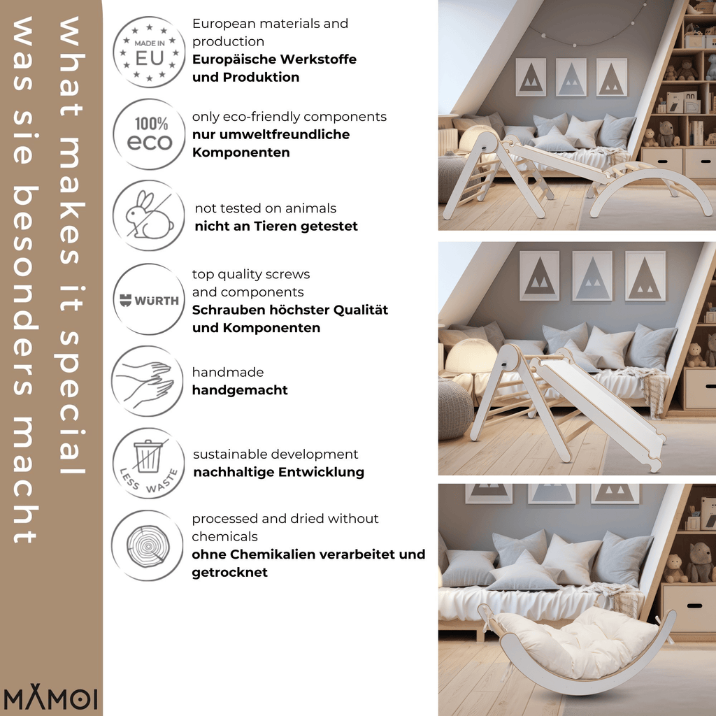 Climbing Structure Indoor 4-in-1 Set