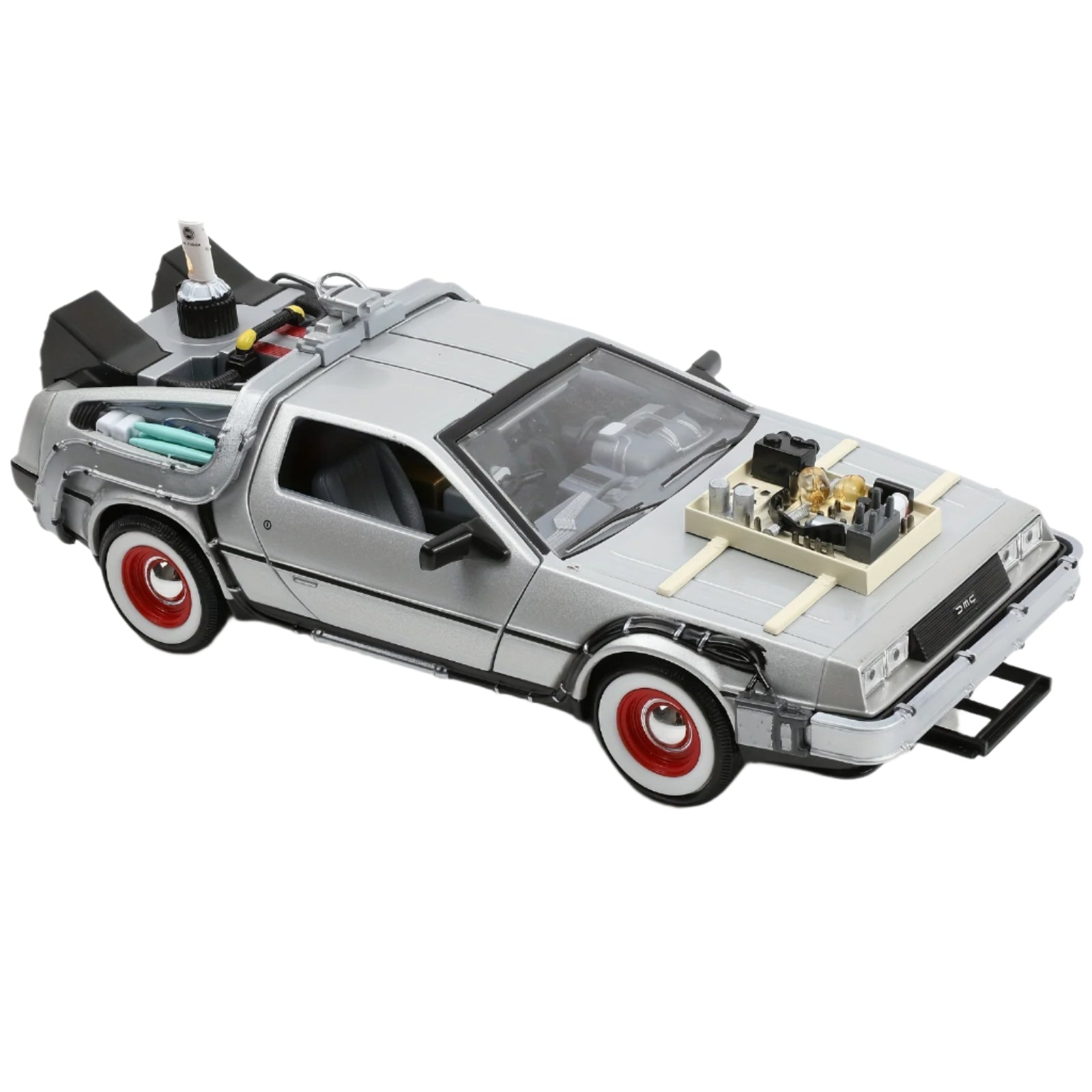 Back to the Future DeLorean Time Machine diecast toy car