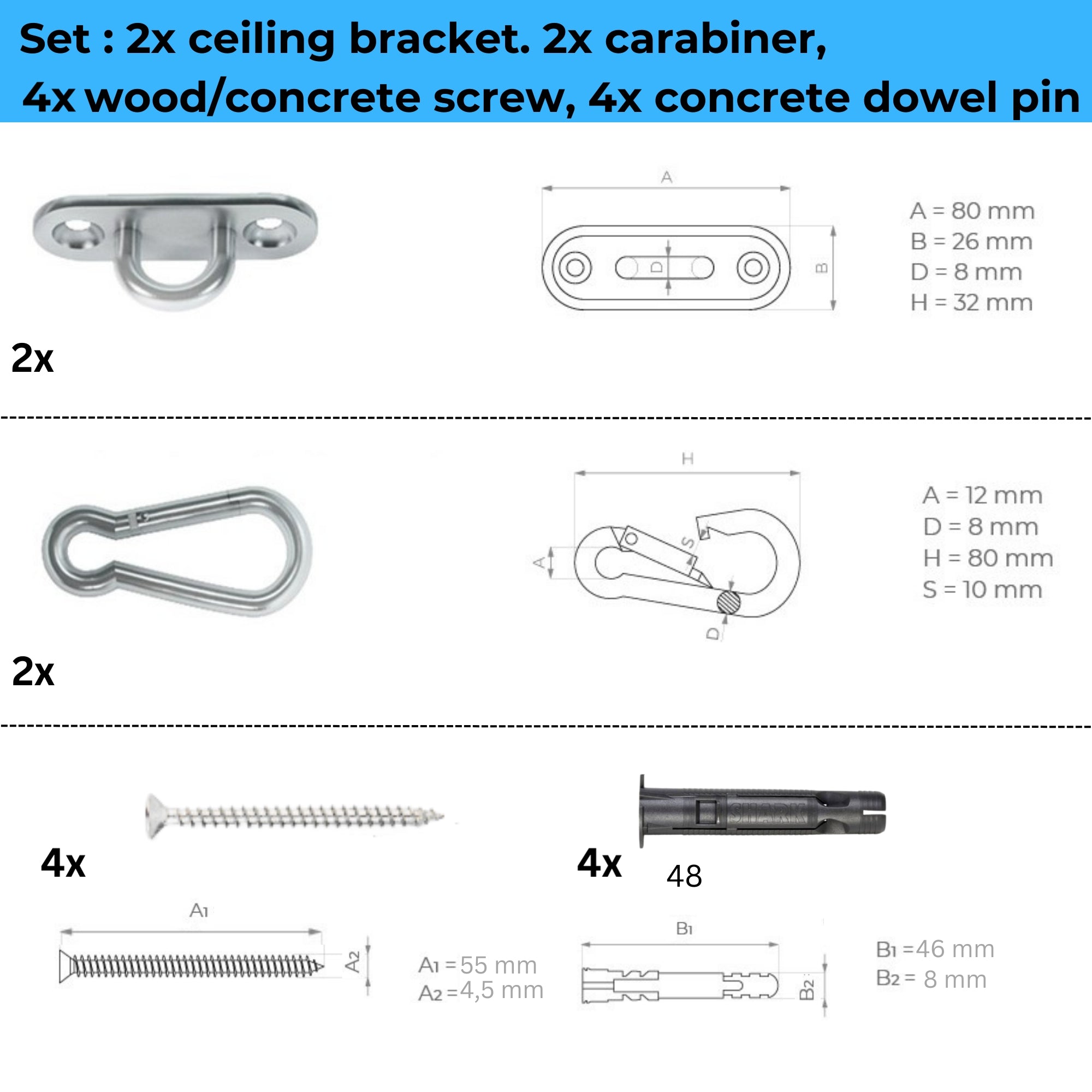 Trapeze swing with gym rings