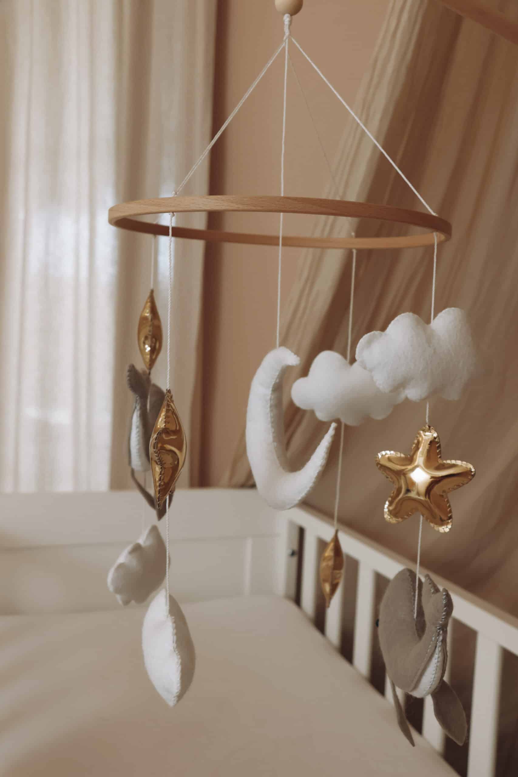 Handmade Little Whales baby mobile-15