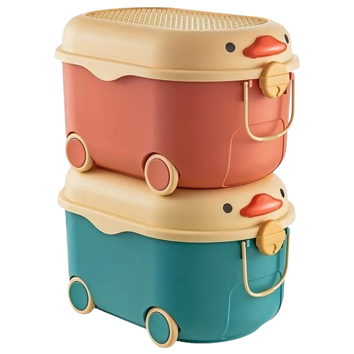 NNETM Cute Duck Toy Storage Box-0