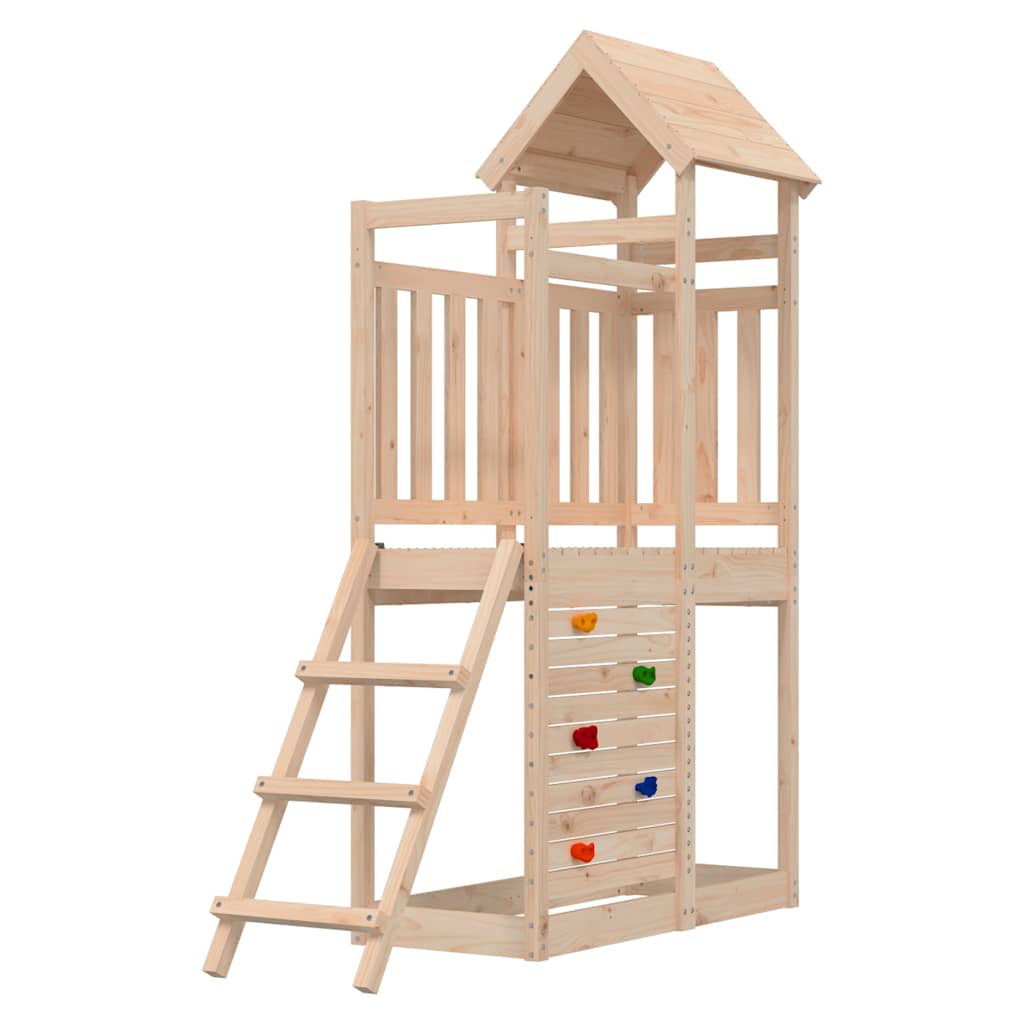 NNEVL Outdoor Playset 52.5x110.5x214 cm Solid Wood Pine-0