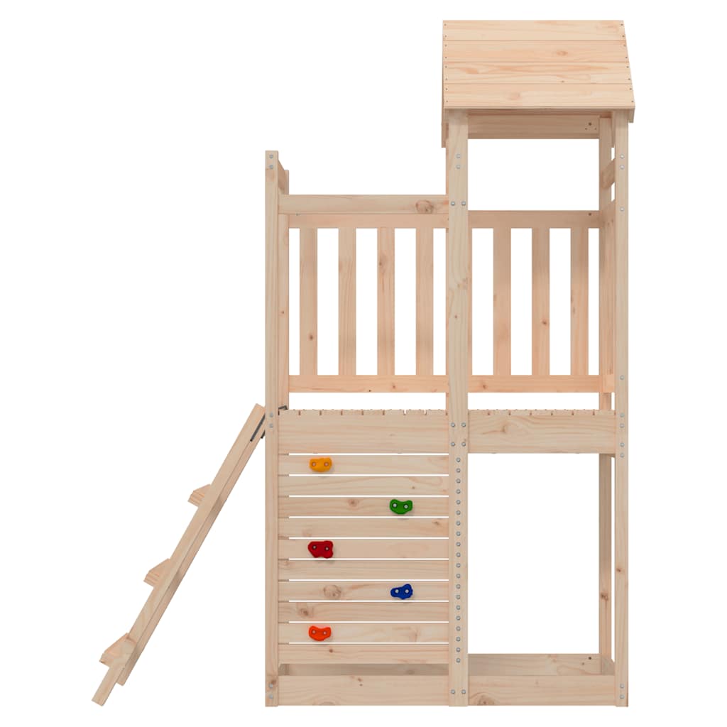 NNEVL Outdoor Playset 52.5x110.5x214 cm Solid Wood Pine-3