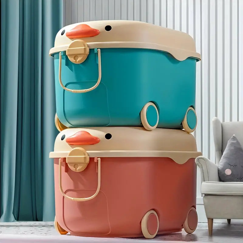 NNETM Cute Duck Toy Storage Box-3