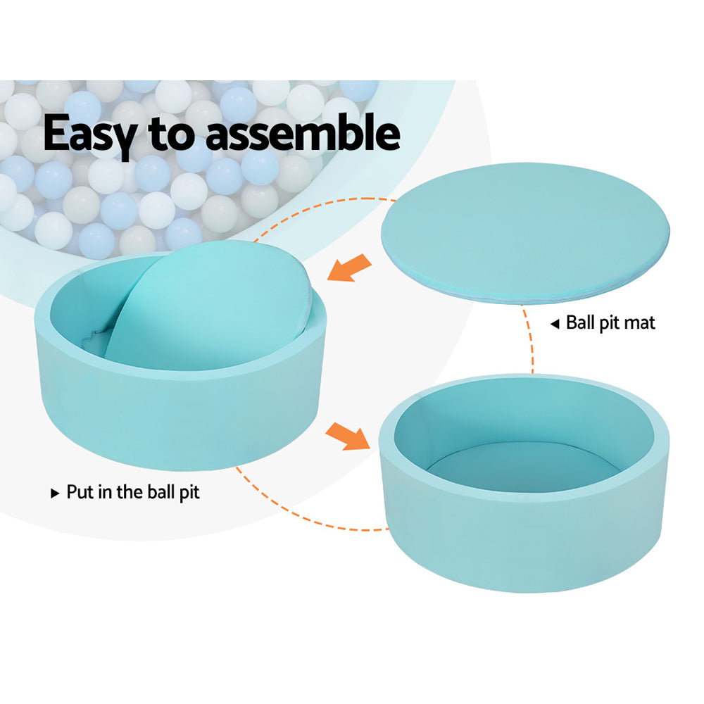 Keezi Kids Foam Ball Pit – Blue