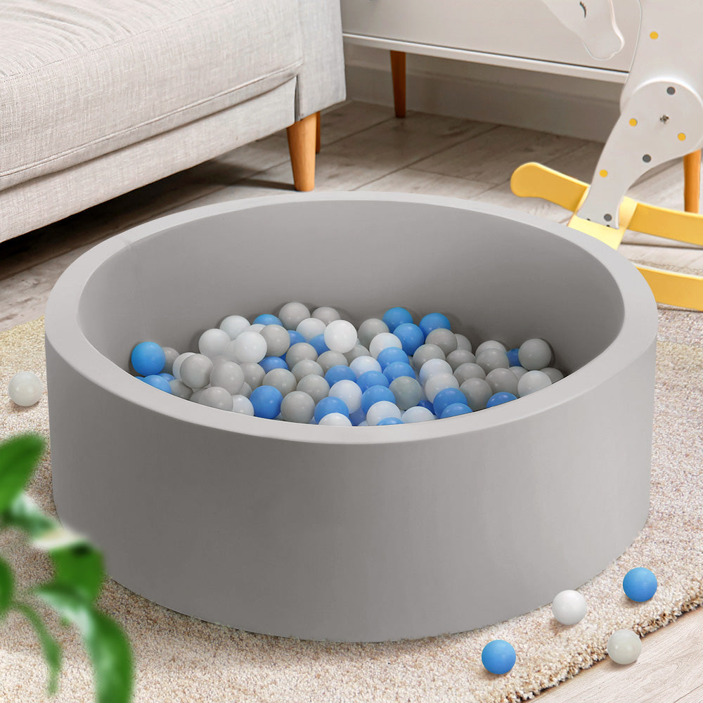 Keezi Kids Foam Ball Pit – Grey