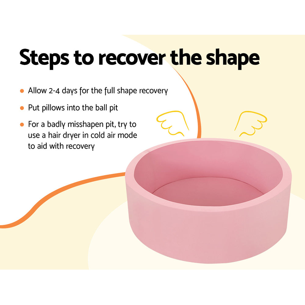 Keezi Kids Foam Ball Pit – Pink
