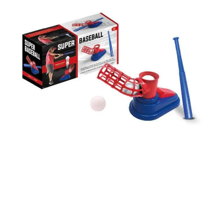 kids baseball pitching toy set outdoor play