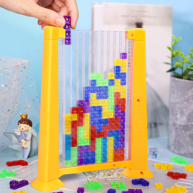 Colorful 3D Puzzle Tangram Math Toy - Educational Montessori Toy-0