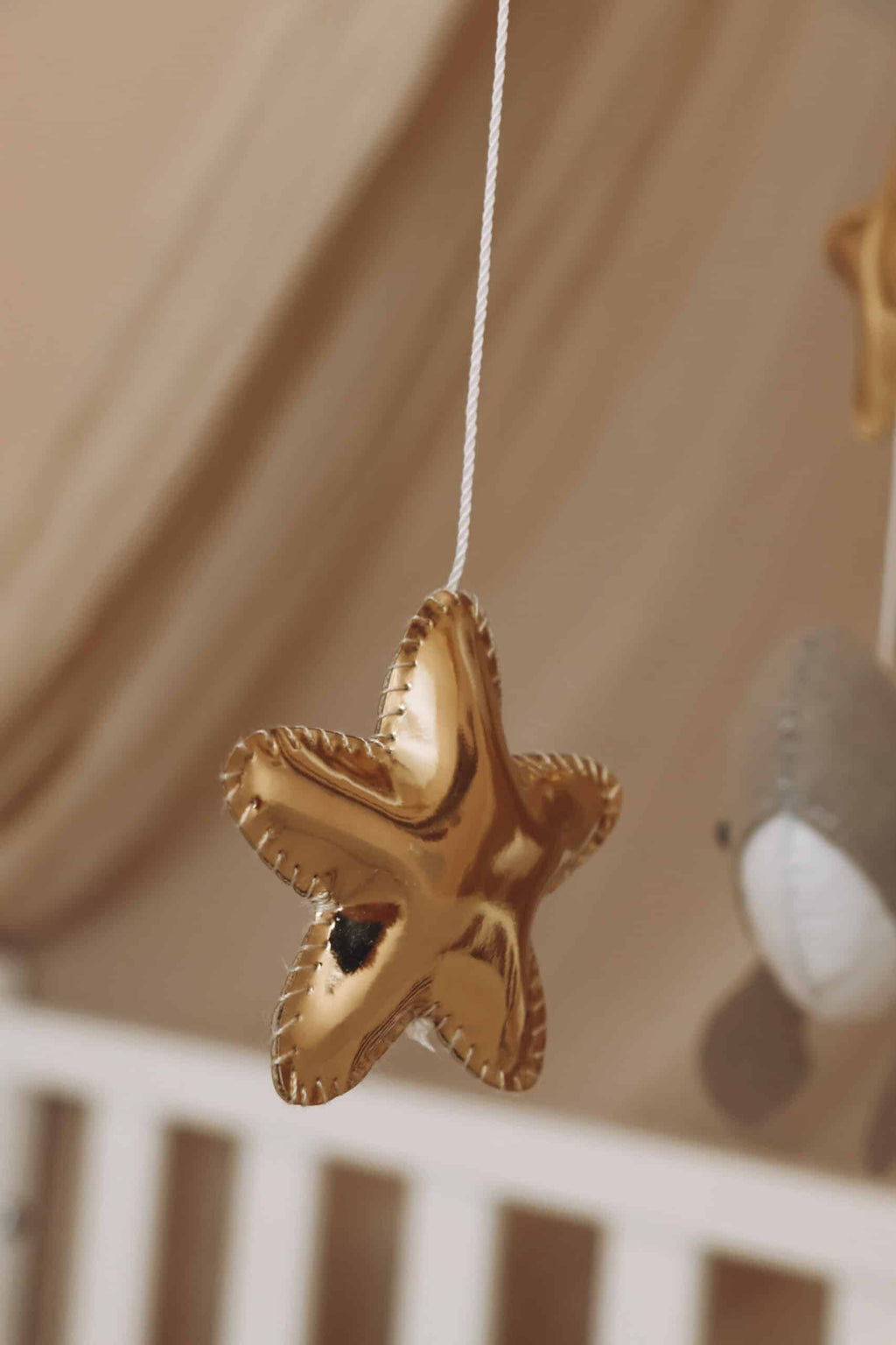 Handmade Little Whales baby mobile-3