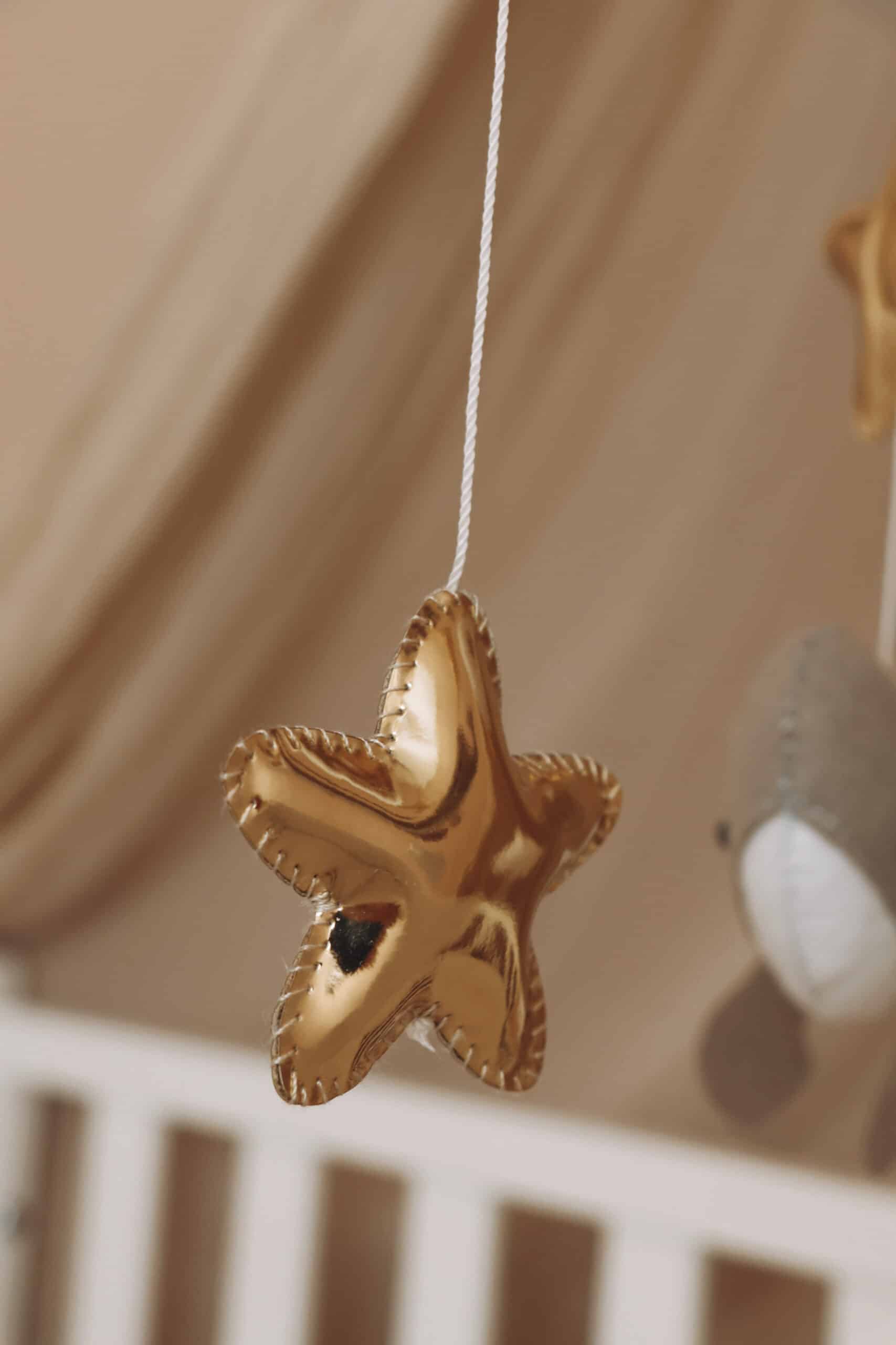 Handmade Little Whales baby mobile-3