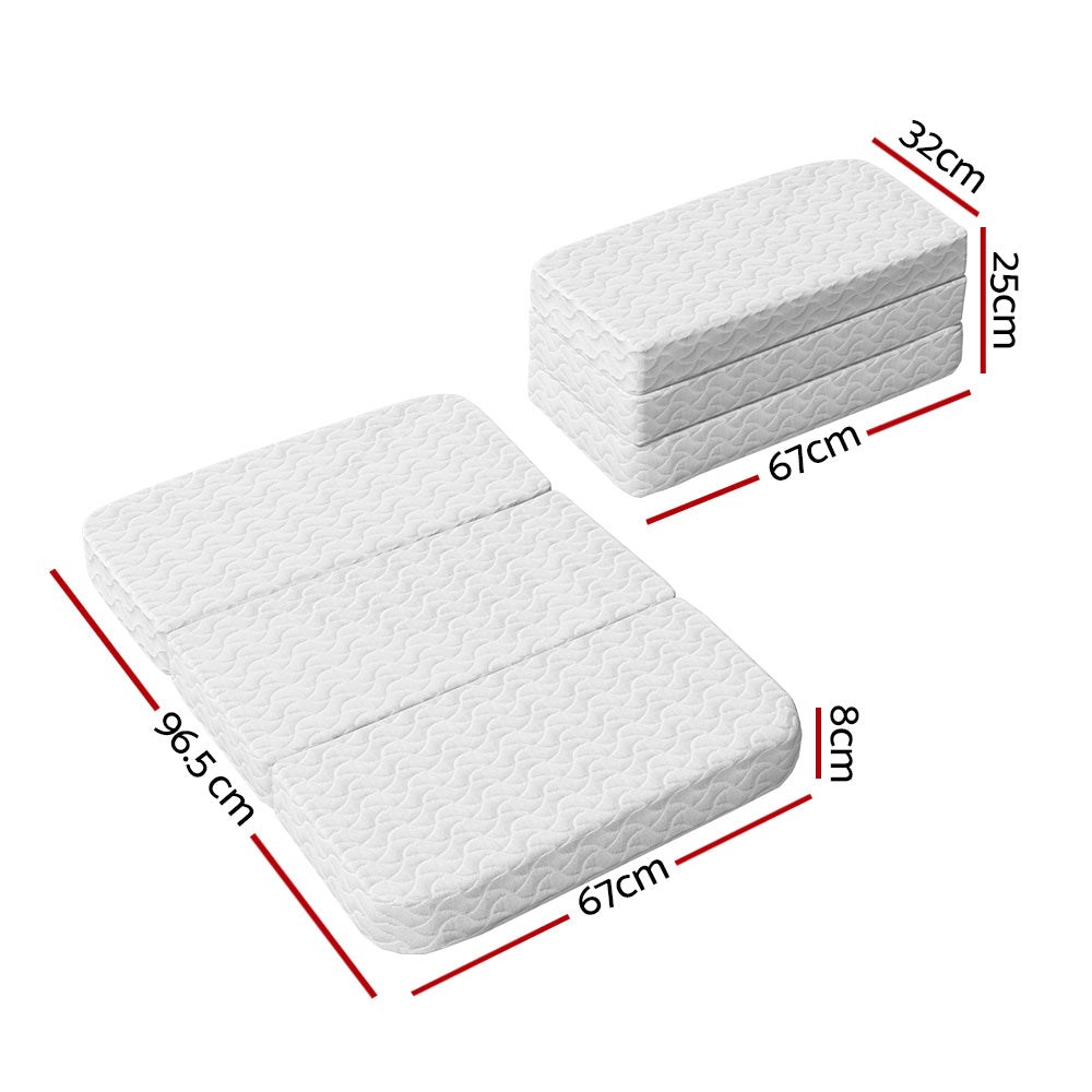 Giselle Folding Foam Mattress – Cool Gel