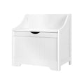 Kids toy box and bench – wooden storage bench for children's toys with seating