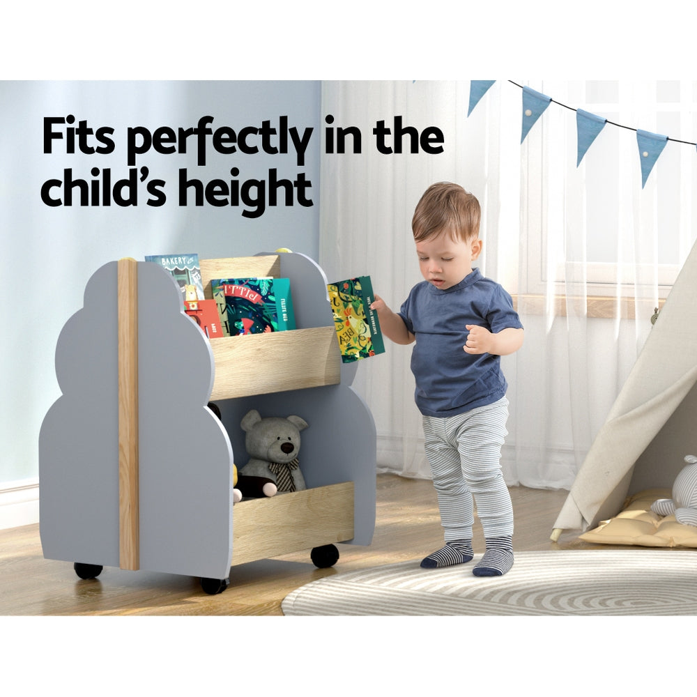 Keezi Kids Toy Box & Bookshelf