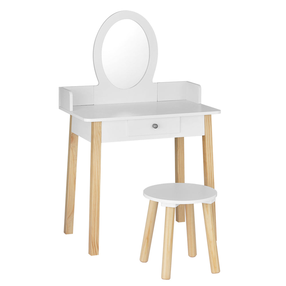 Keezi Wooden Kids Dressing Table Set