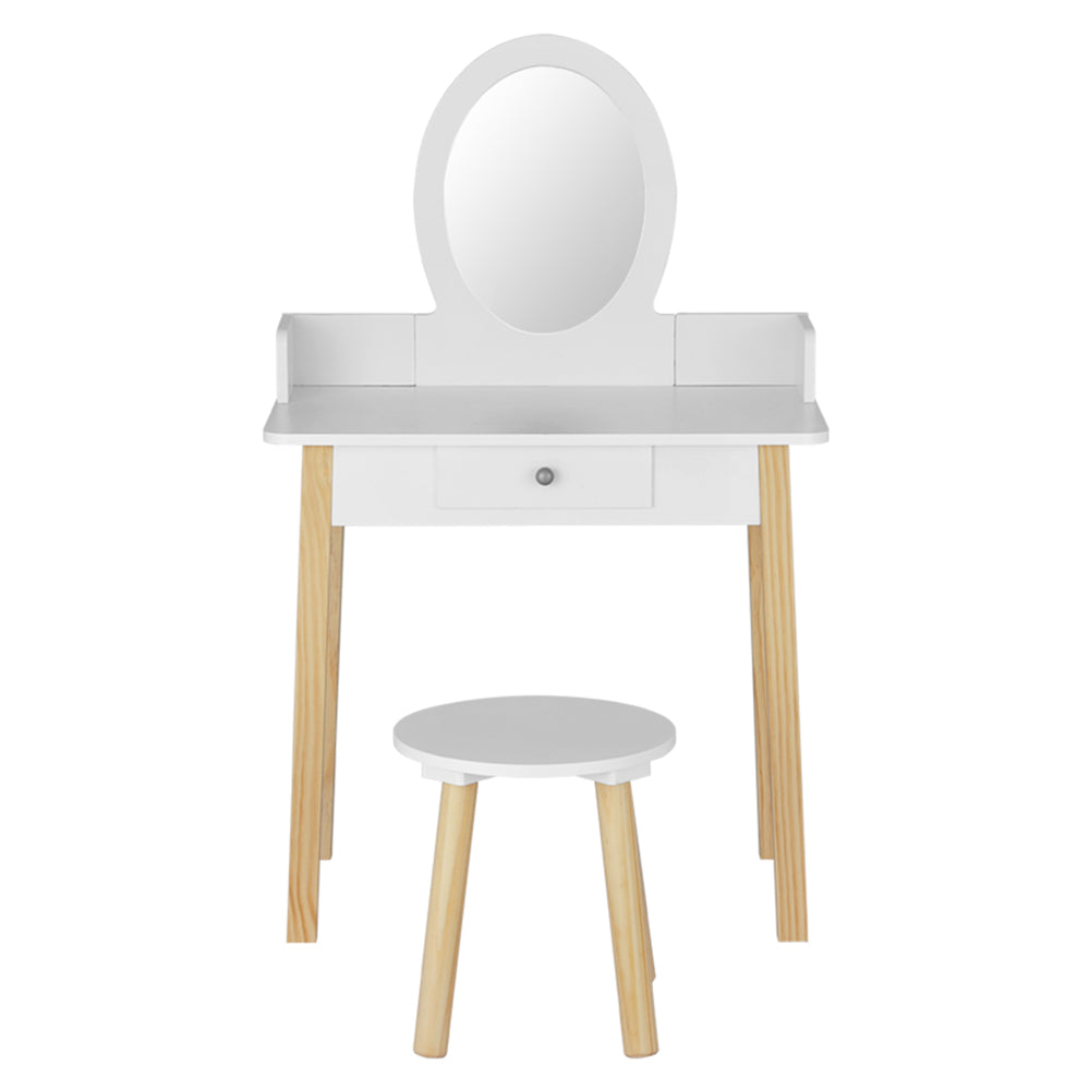 Keezi Wooden Kids Dressing Table Set