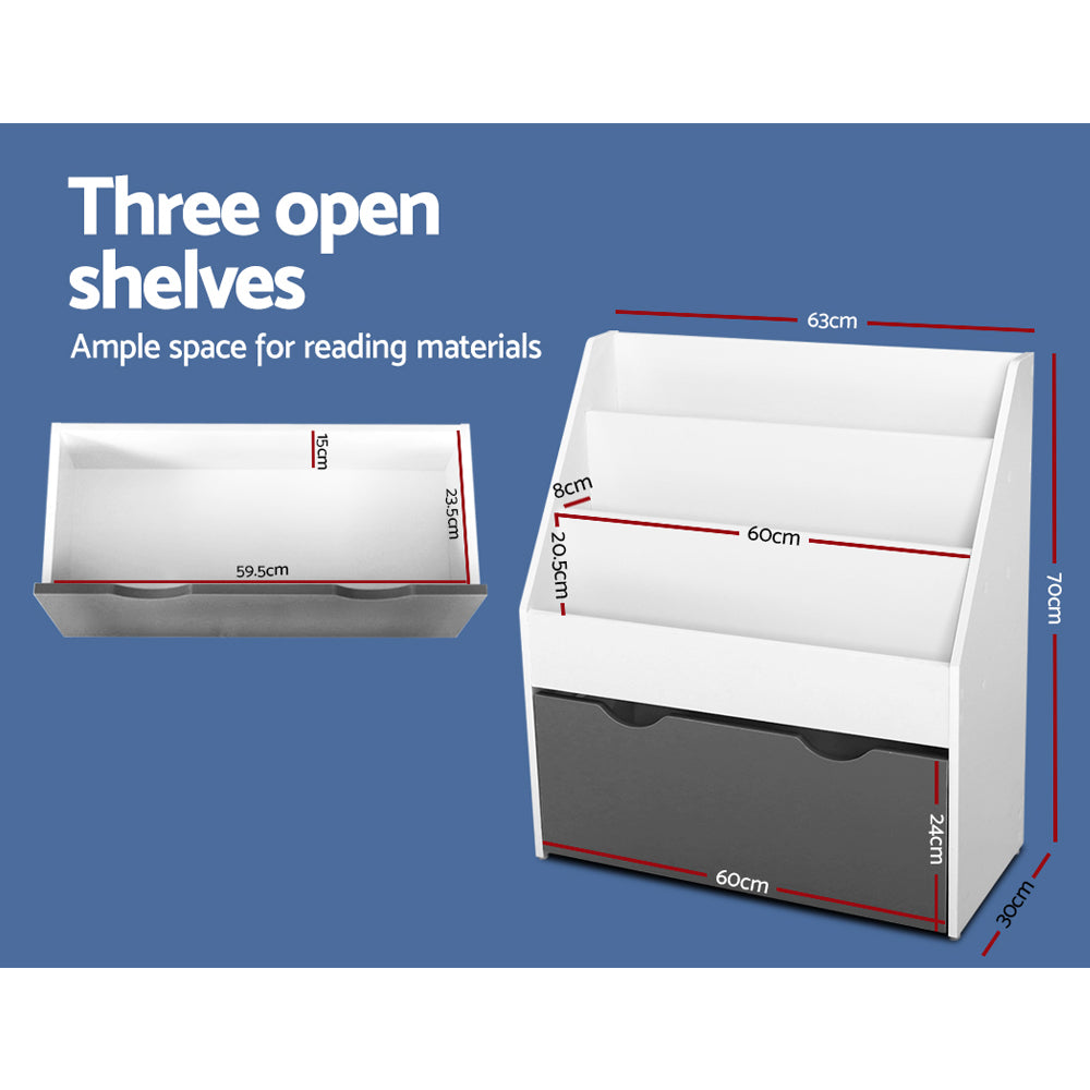 Keezi 3-Tier Kids Bookshelf