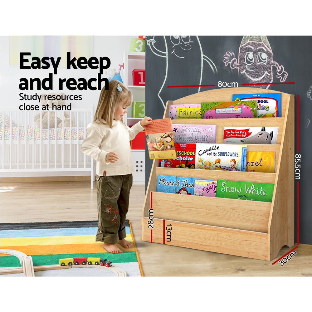 Keezi 5-Tier Kids Bookshelf