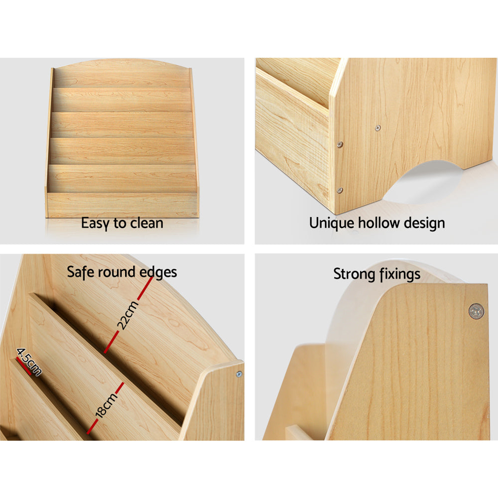 Keezi 5-Tier Kids Bookshelf