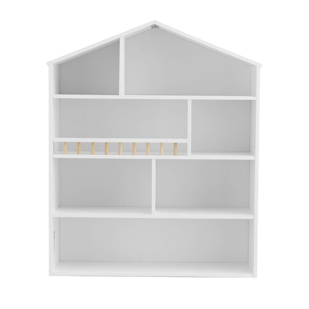 Keezi 4-Tier Kids Wooden Bookshelf – White