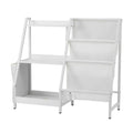 White 3-tier kids bookshelf for book storage and room organization