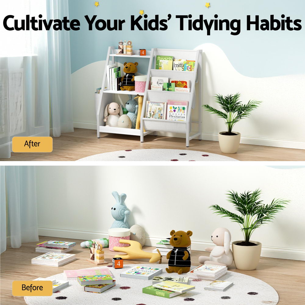 Keezi 3-Tier Kids Bookshelf