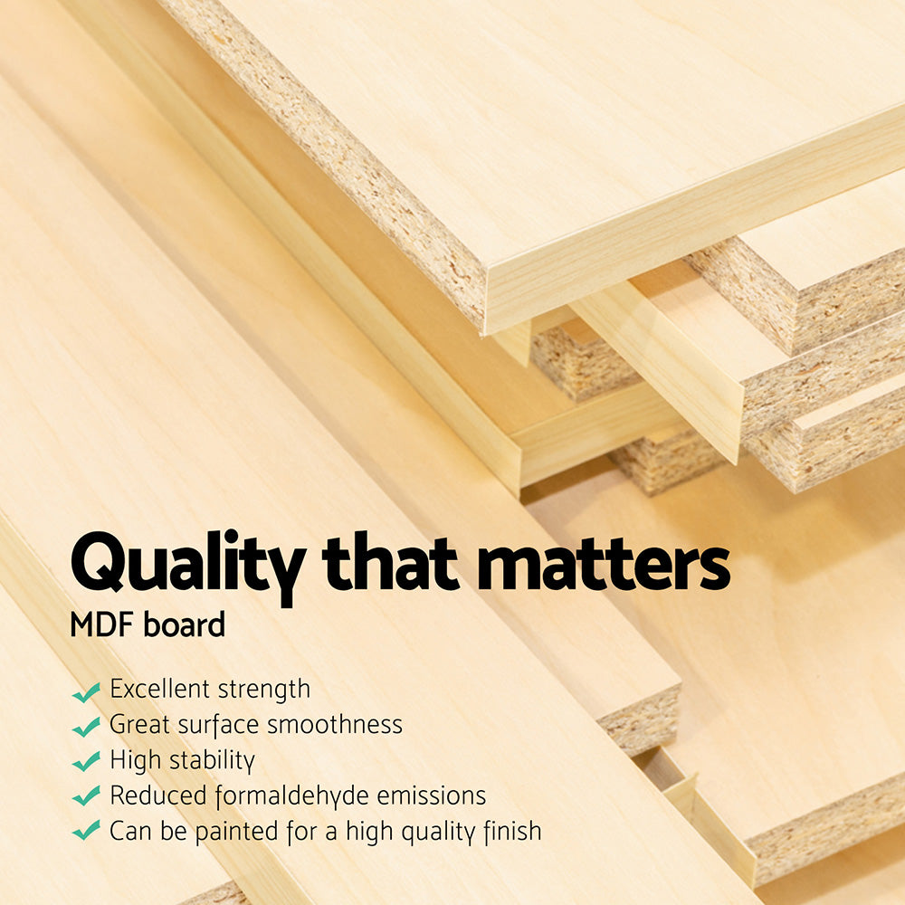 Keezi 12-Bin Kids Toy Storage & Bookshelf