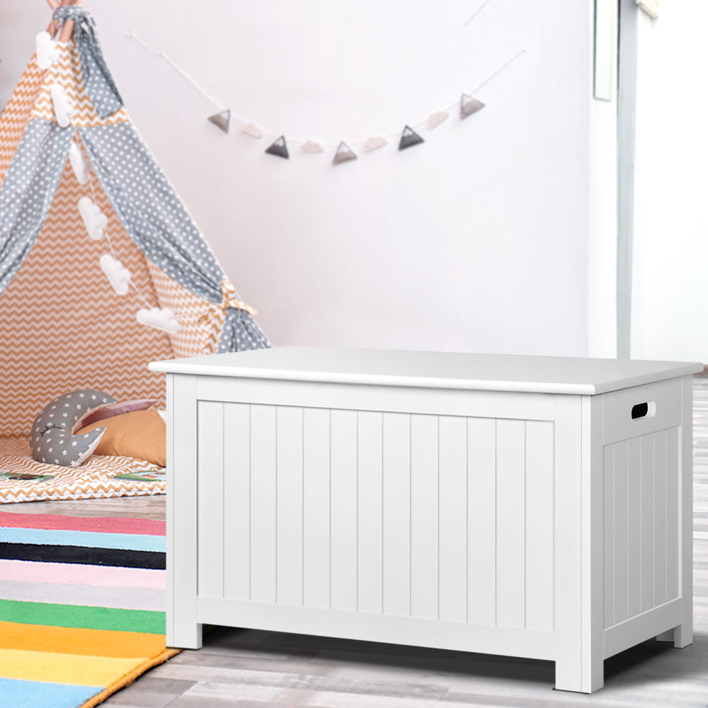 Keezi Kids Toy Storage Chest in White