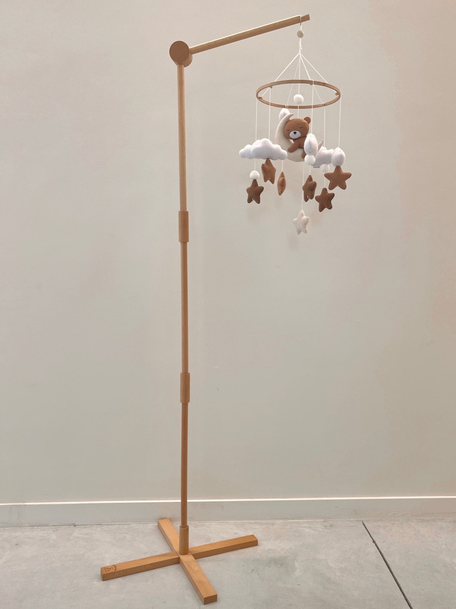 Handmade Yellow Bees baby mobile