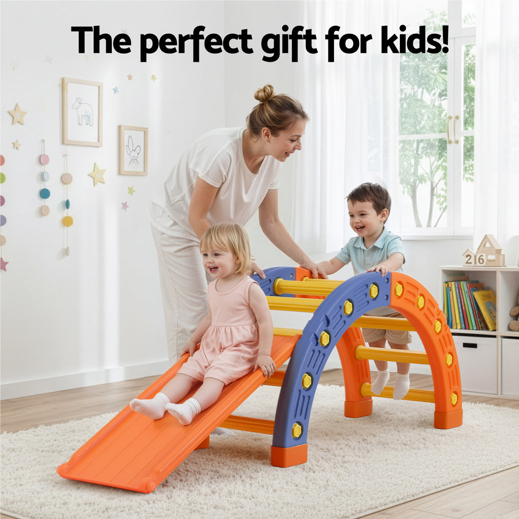 Toddler Climbing Frame Set with Slide and Arch – Indoor & Outdoor Playset