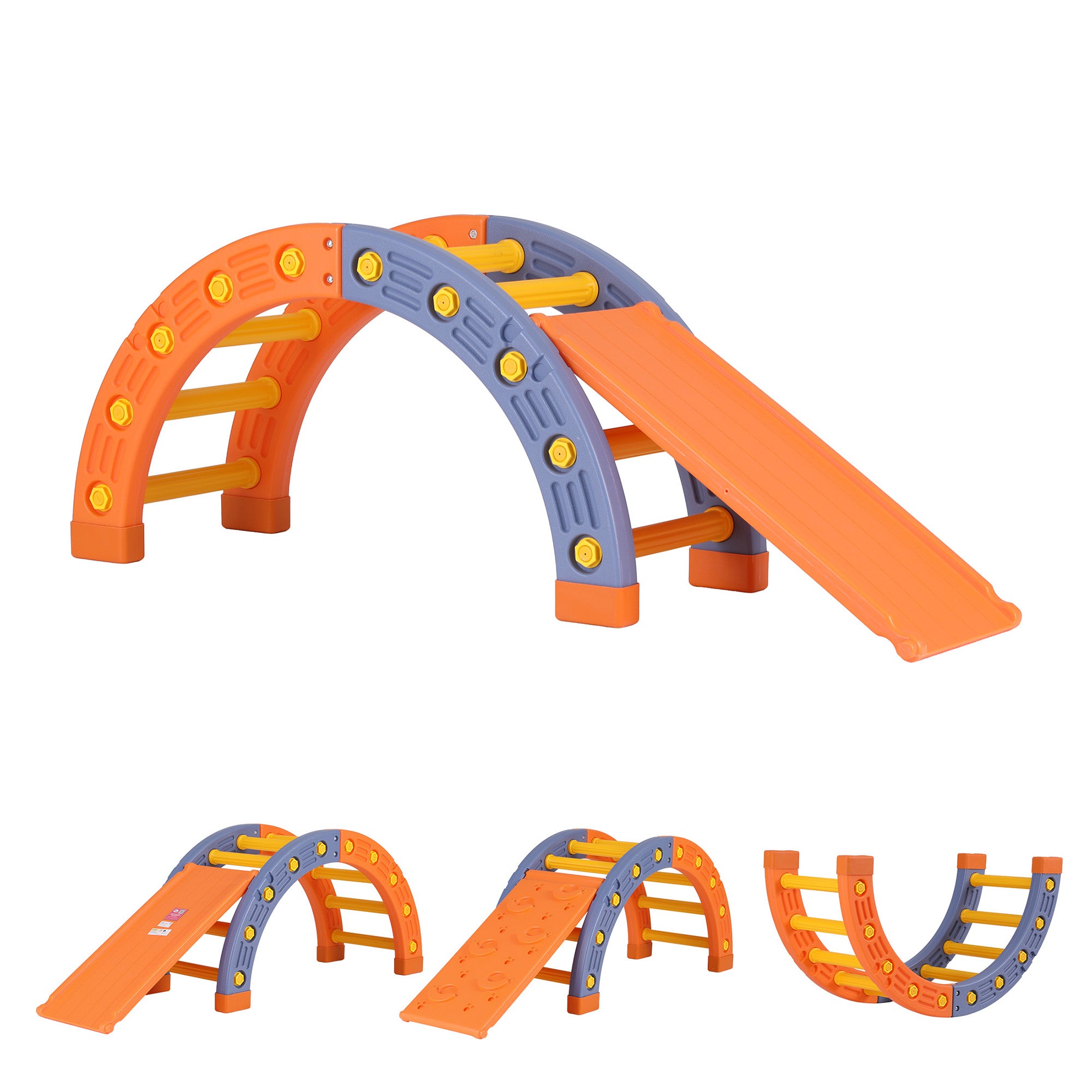 Toddler Climbing Frame Set with Slide and Arch – Indoor & Outdoor Playset