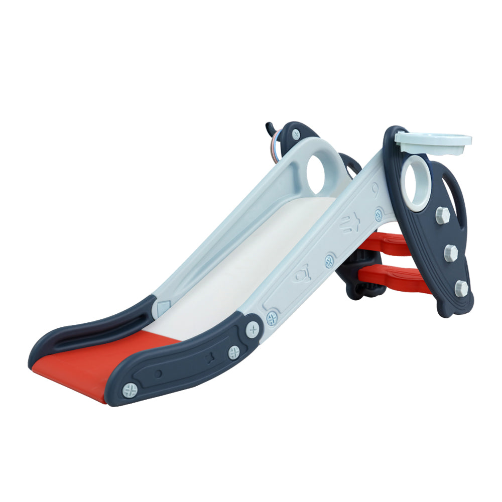 Keezi Kids Slide & Hoop Playset – Blue