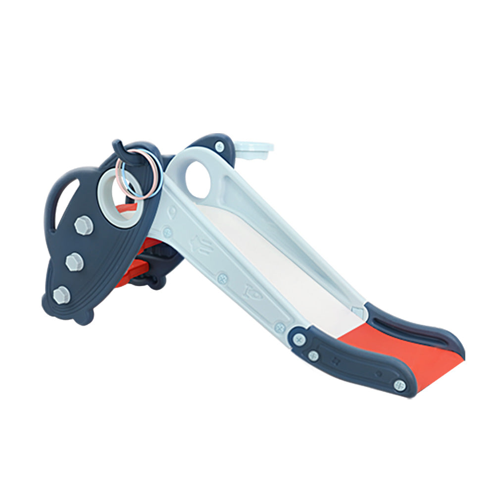 Keezi Kids Slide & Hoop Playset – Blue