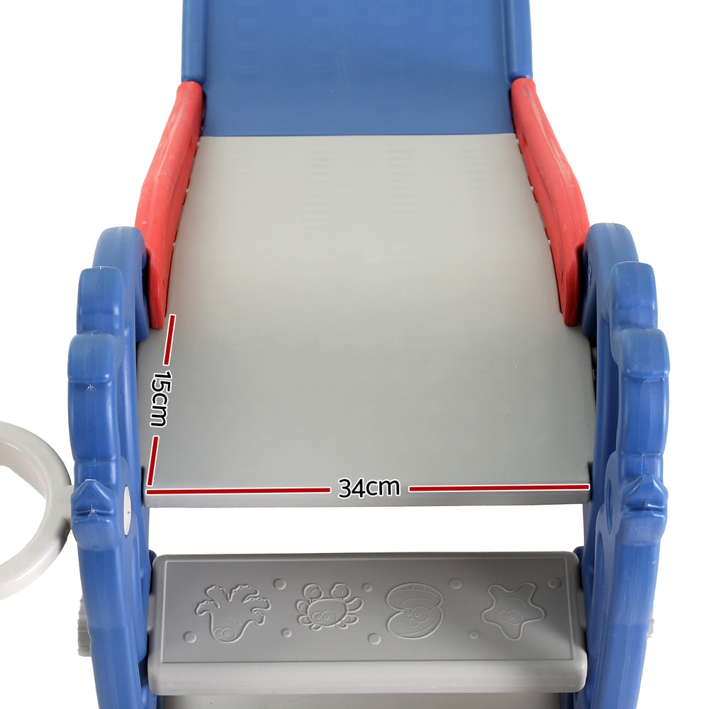 Keezi Slide & Basketball Set