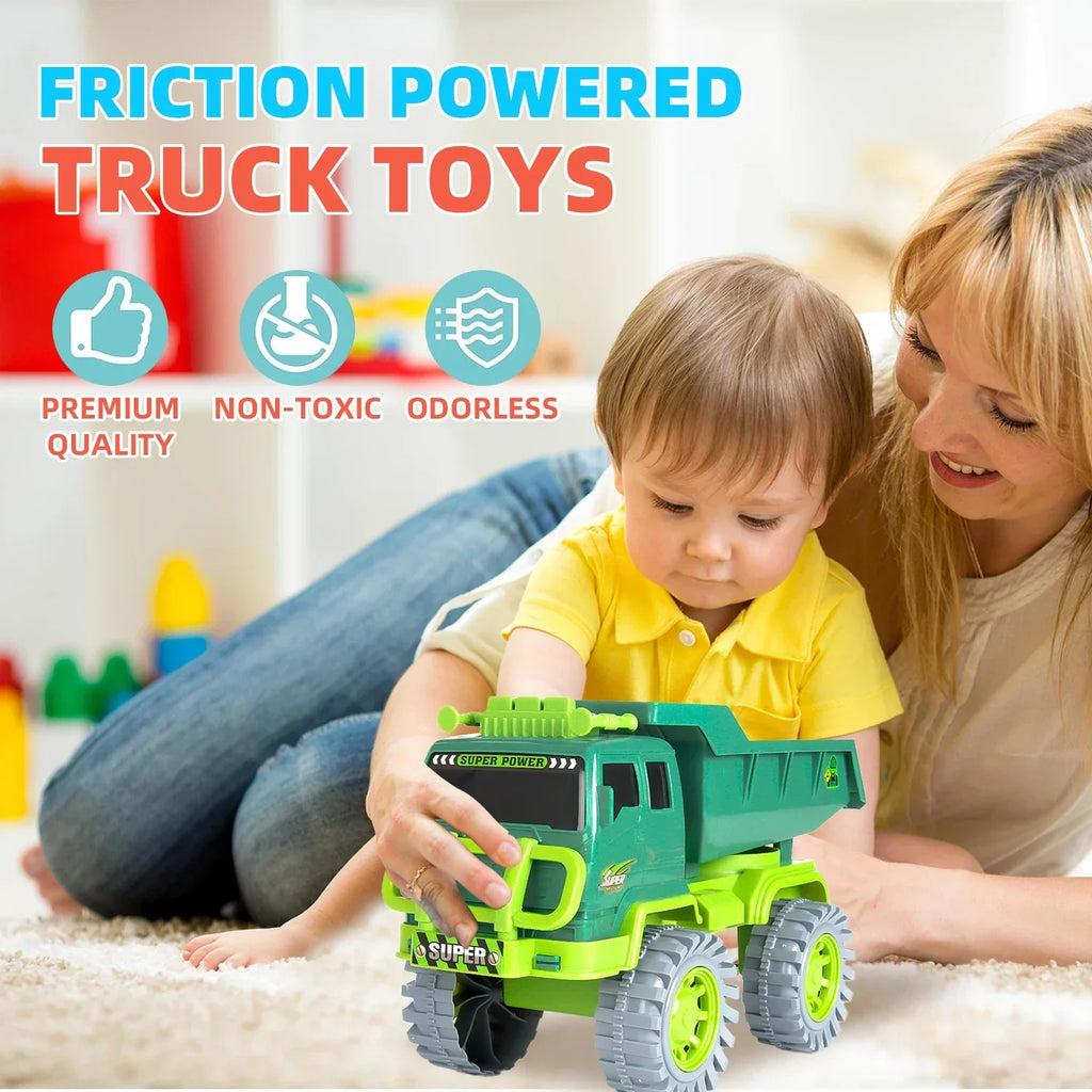 kids engineering truck toy simulation dump truck construction vehicle
