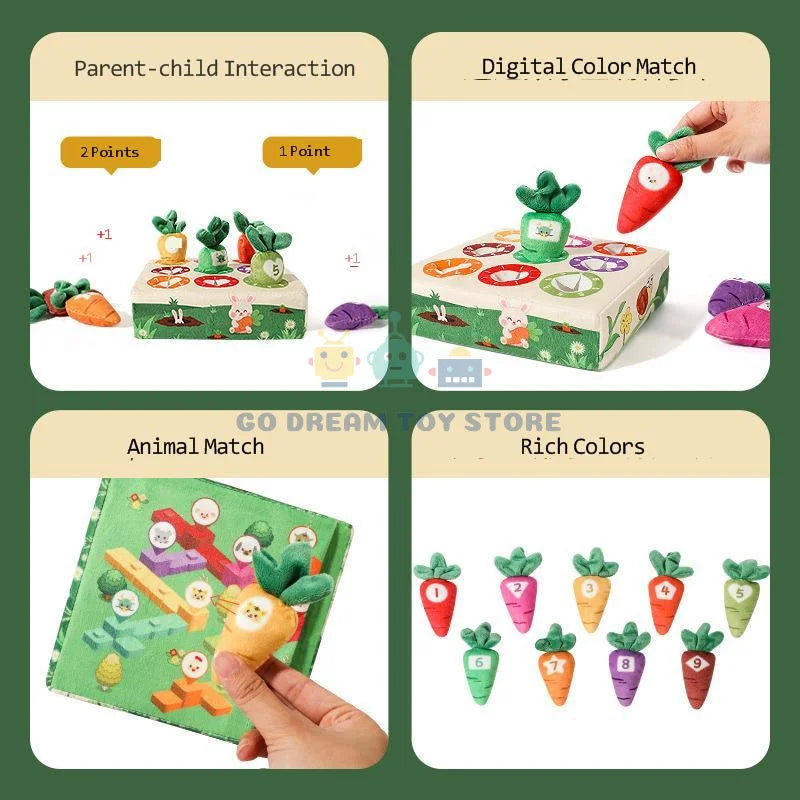 Montessori baby toy wooden sensory development toy