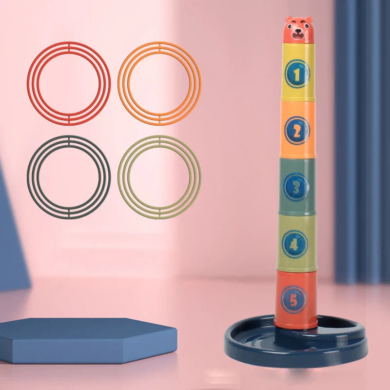 Montessori rolling ball toy wooden sensory activity