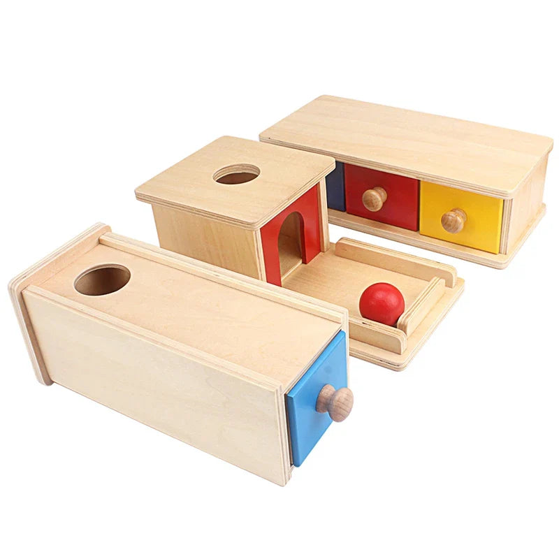 Montessori wooden educational toy set for kids
