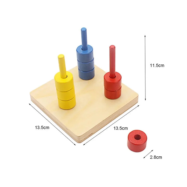 Montessori wooden educational toy set for kids