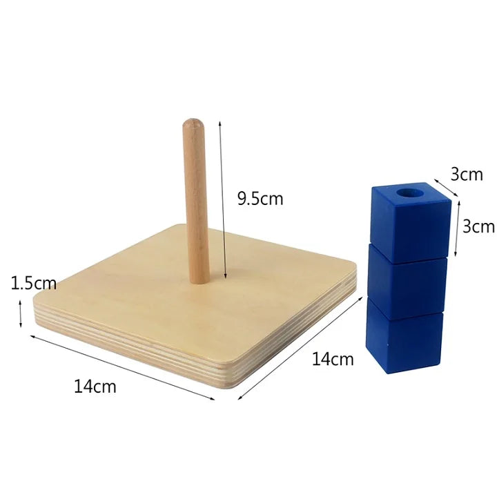 Montessori wooden educational toy set for kids