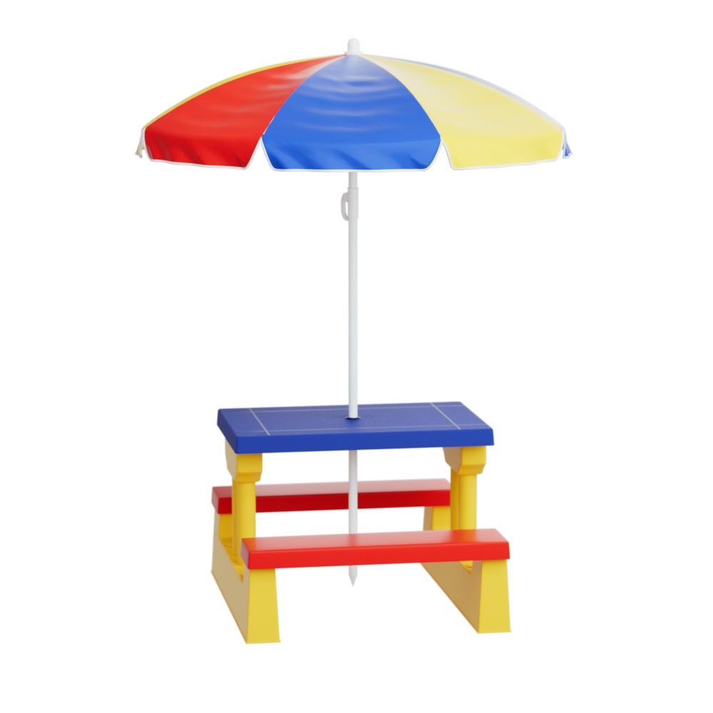 Keezi Kids Outdoor Table Set with Umbrella