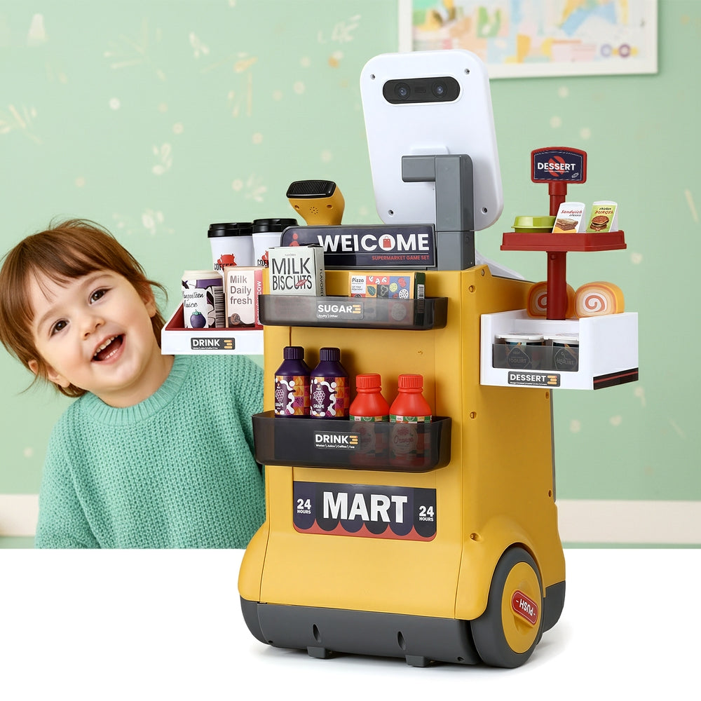 Keezi Kids Supermarket Playset – 48PCS