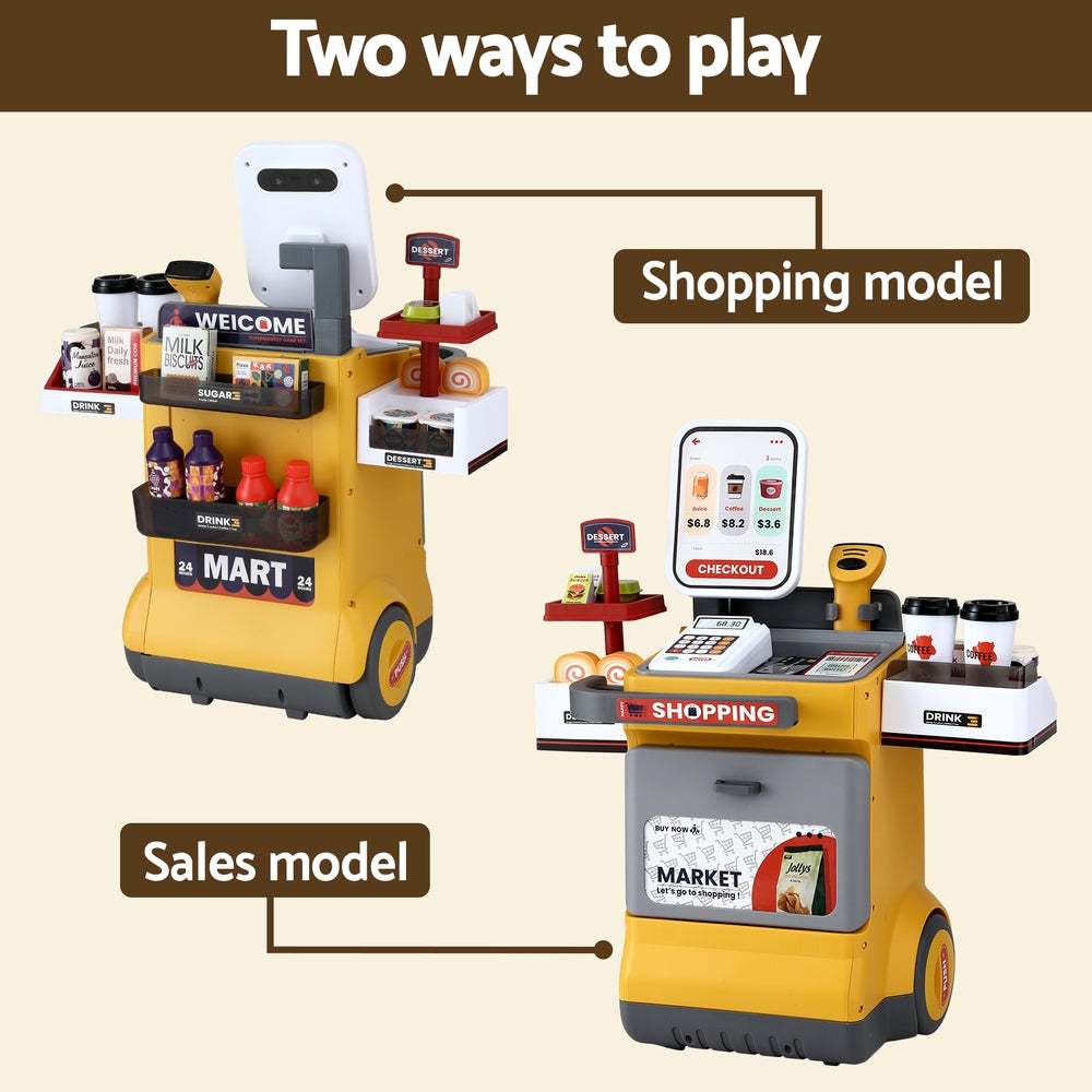 Keezi Kids Supermarket Playset – 48PCS