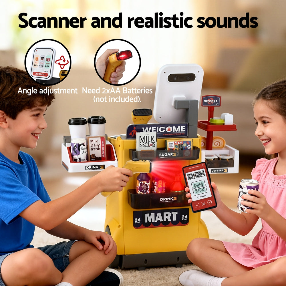 Keezi Kids Supermarket Playset – 48PCS