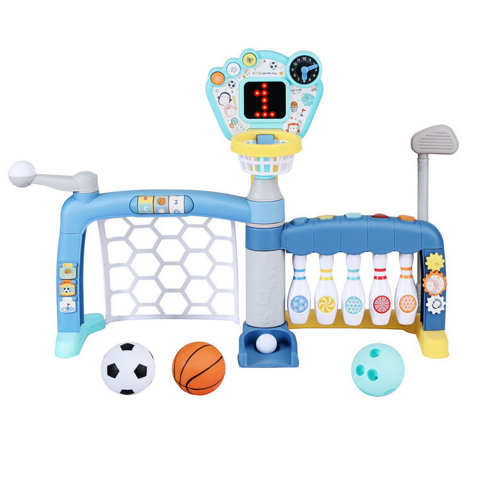 Keezi Multi-Sport Game Set for Kids – Blue